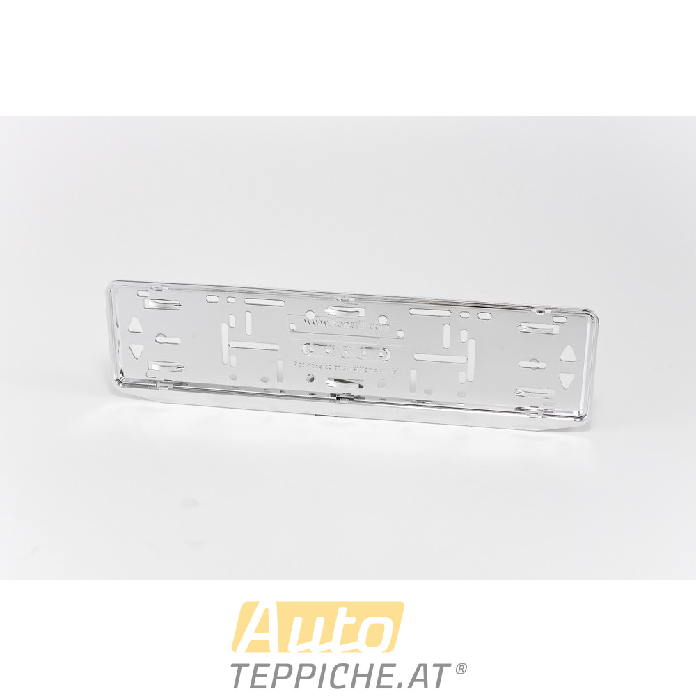 2x Auto Kennzeichenhalter - Vollchrom - für AT Kennzeichen