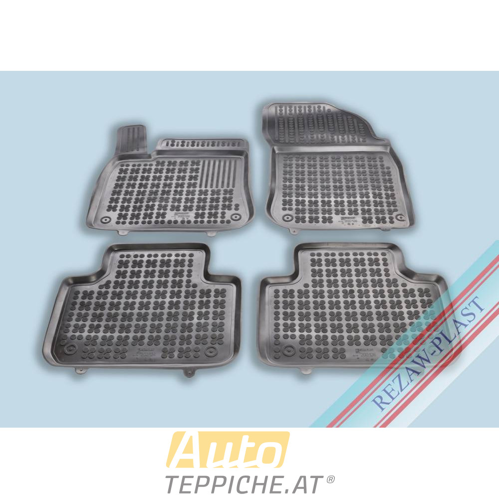 Gummi Fußmatten mit hohem Rand für VW Touareg (2018-) - Gummimatten