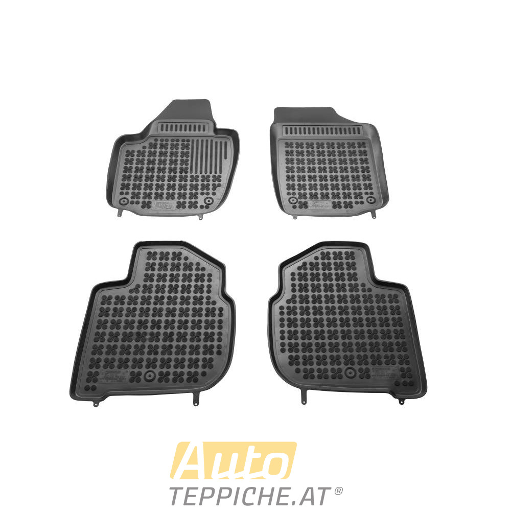 Gummi Fußmatten mit hohem Rand für Skoda Rapid/Rapid Spaceback (2012-) - Gummimatten
