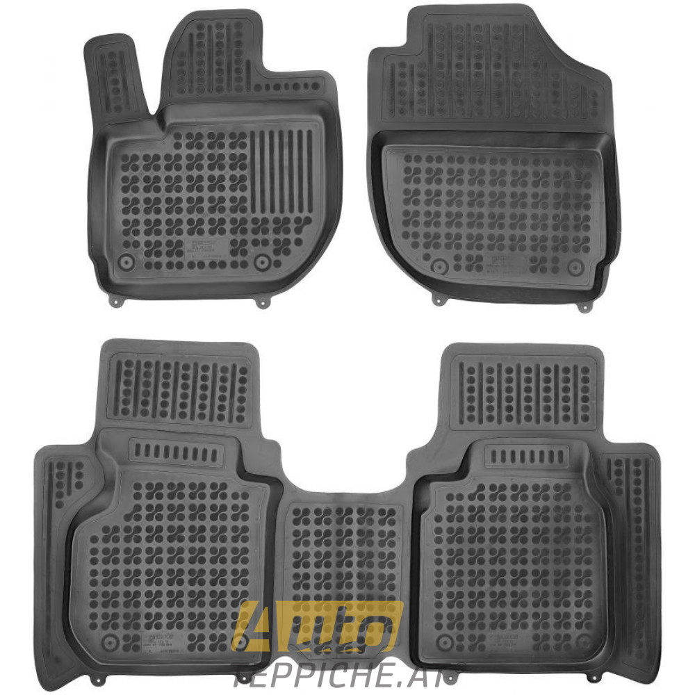 Gummi Fußmatten mit hohem Rand für Honda HR-V (2015-) - Gummimatten