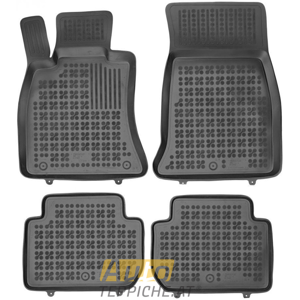 Gummi Fußmatten mit hohem Rand für Kia Stinger (2017-) - Gummimatten