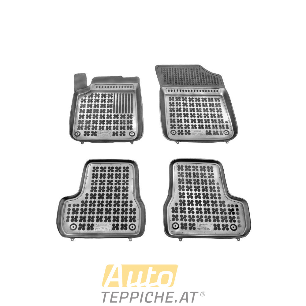 Gummi Fußmatten mit hohem Rand für Citroen C3 II (2009-2016) - Gummimatten