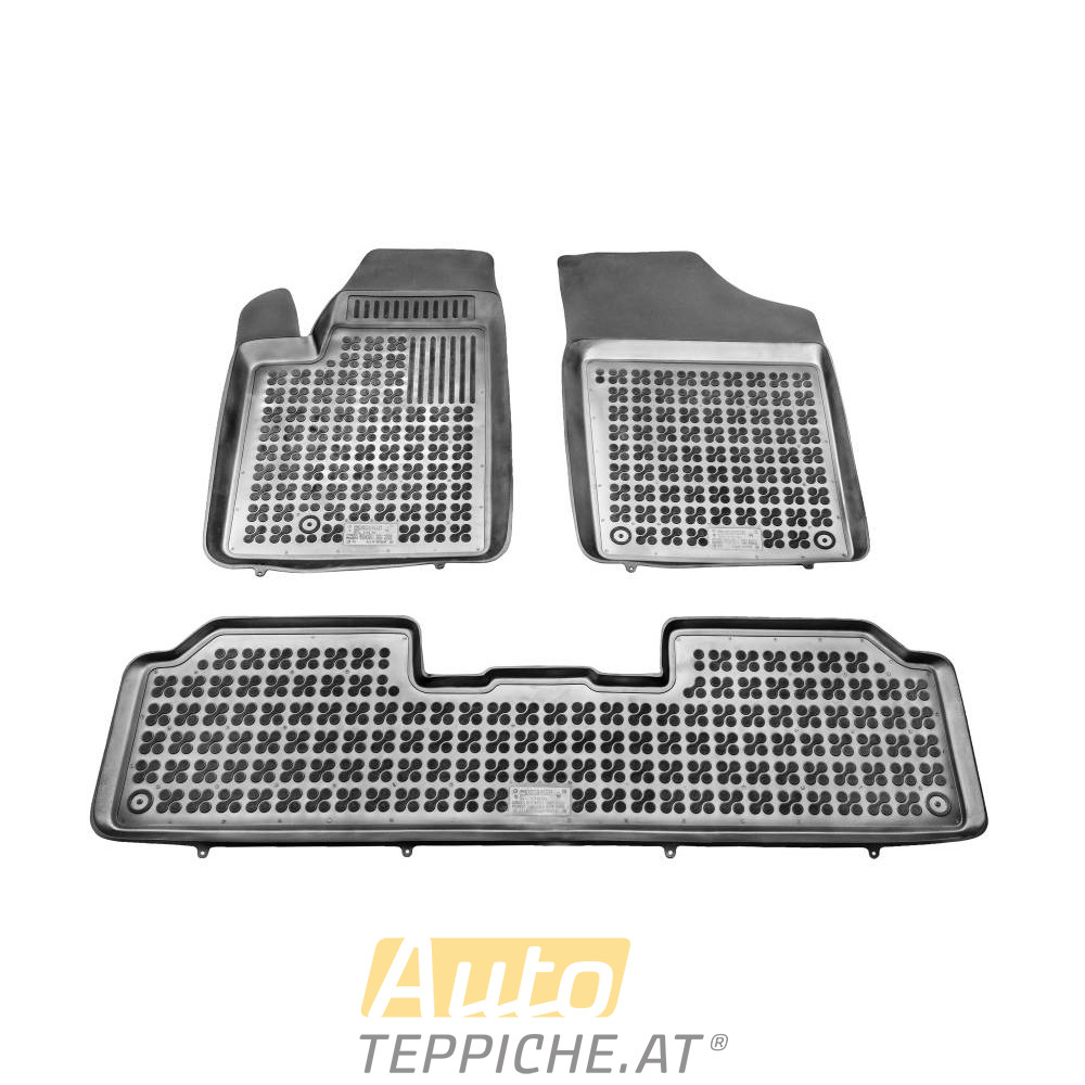 Gummi Fußmatten mit hohem Rand für Peugeot Partner I (4-teilig) (1996-2009) - Gummimatten