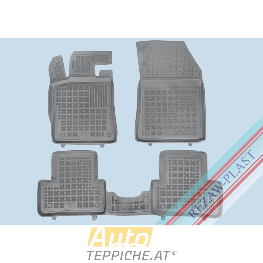 Gummi Fußmatten mit hohem Rand für Ds Automobiles DS4 gen. 2 (2021-) - Gummimatten