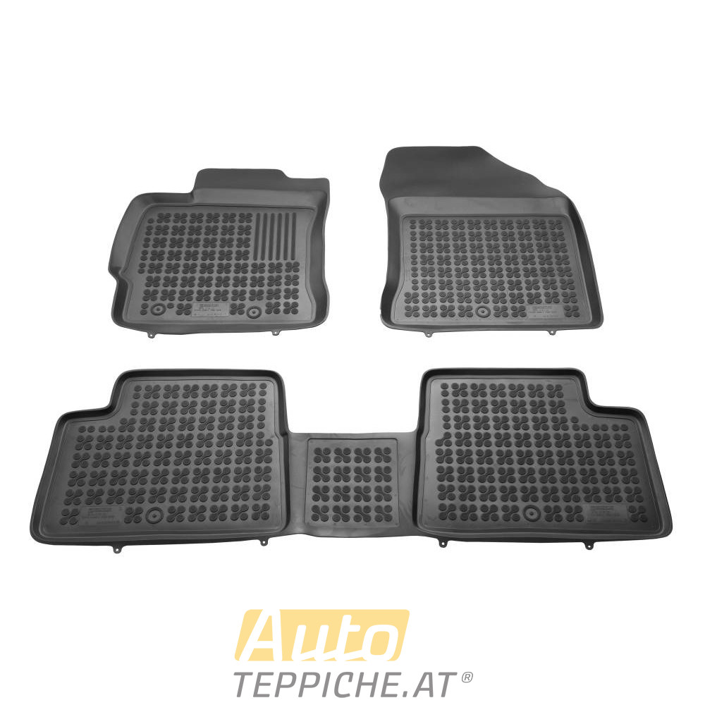 Gummi Fußmatten mit hohem Rand für Toyota Auris II /Auris II Hybrid  (2013-) - Gummimatten
