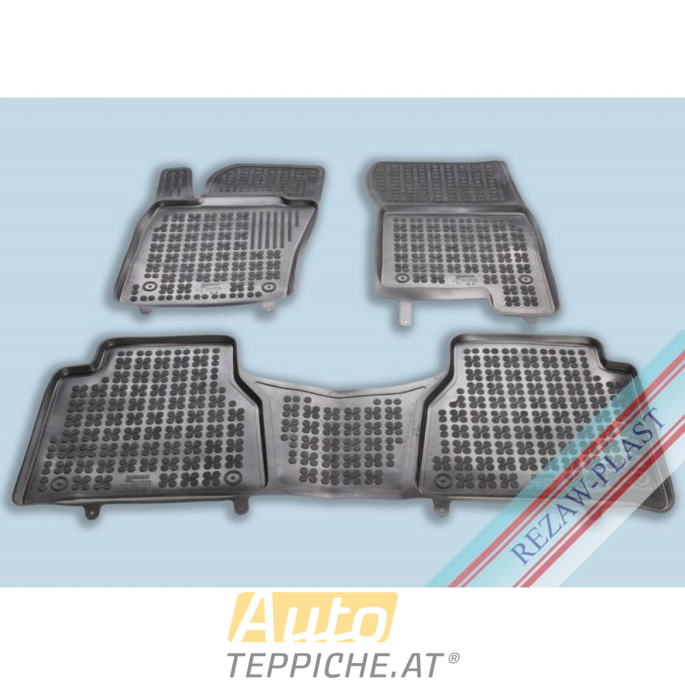 Gummi Fußmatten mit hohem Rand für Mercedes X-Klasse (2018-) - Gummimatten