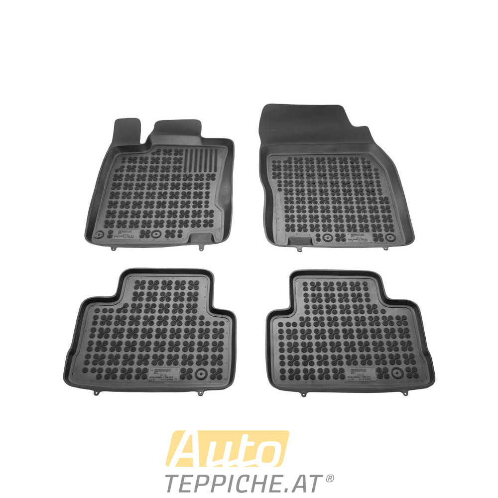 Gummi Fußmatten mit hohem Rand für Nissan Qashqai II (2014-) - Gummimatten