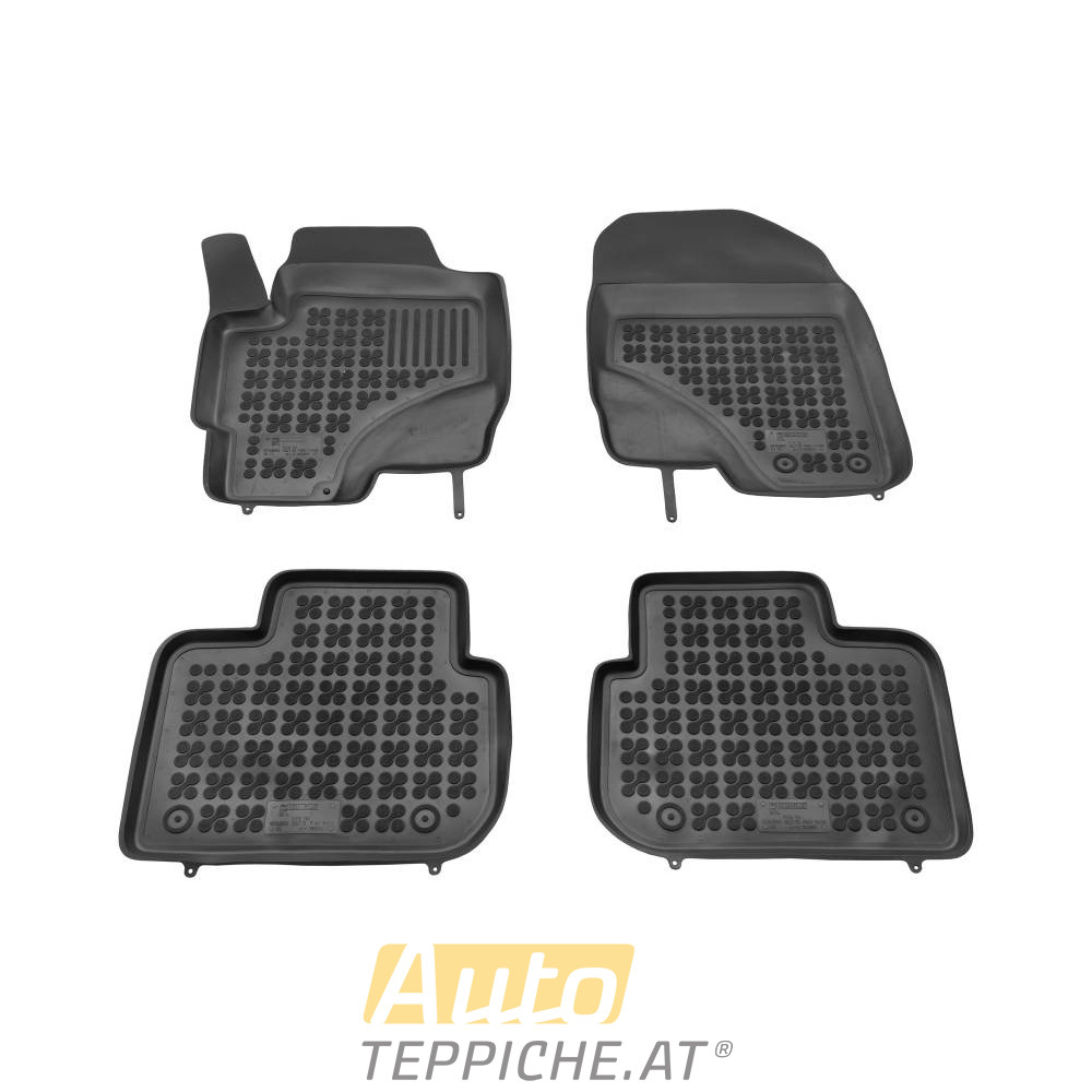 Gummi Fußmatten mit hohem Rand für Mitsubishi Colt 5-Türer (2008-2012) - Gummimatten