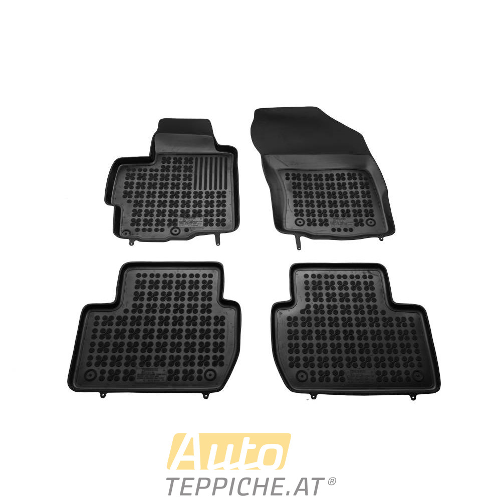 Gummi Fußmatten mit hohem Rand für Peugeot 4007 (2007-2012) - Gummimatten