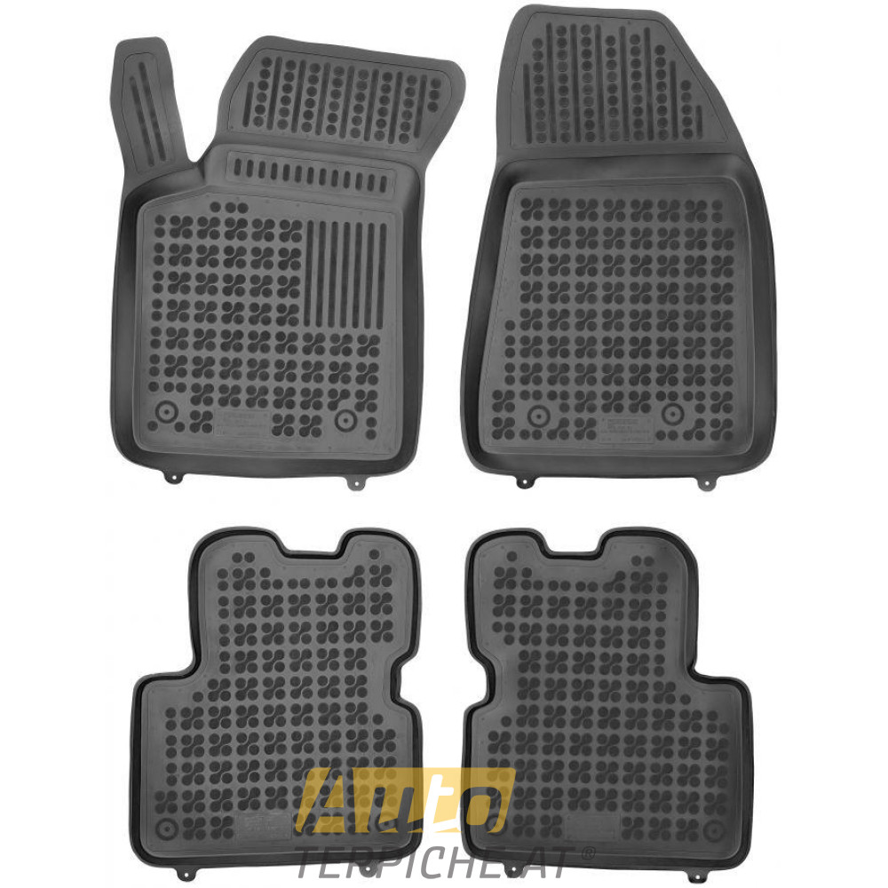 Gummi Fußmatten mit hohem Rand für Alfa Romeo Giulietta 940  (2010-) - Gummimatten