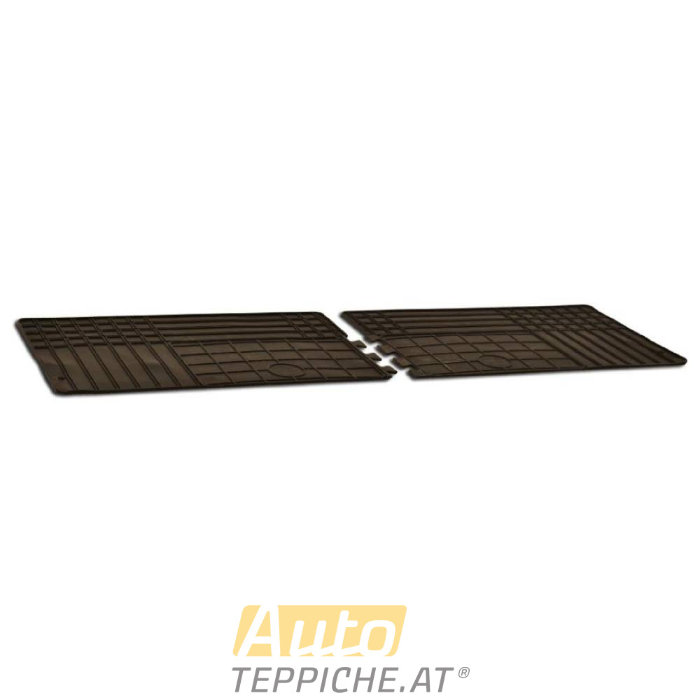 Gummi Fußmatten für Uni Universal für dritte Reihe (700mm x 430mm)  - Gummimatten