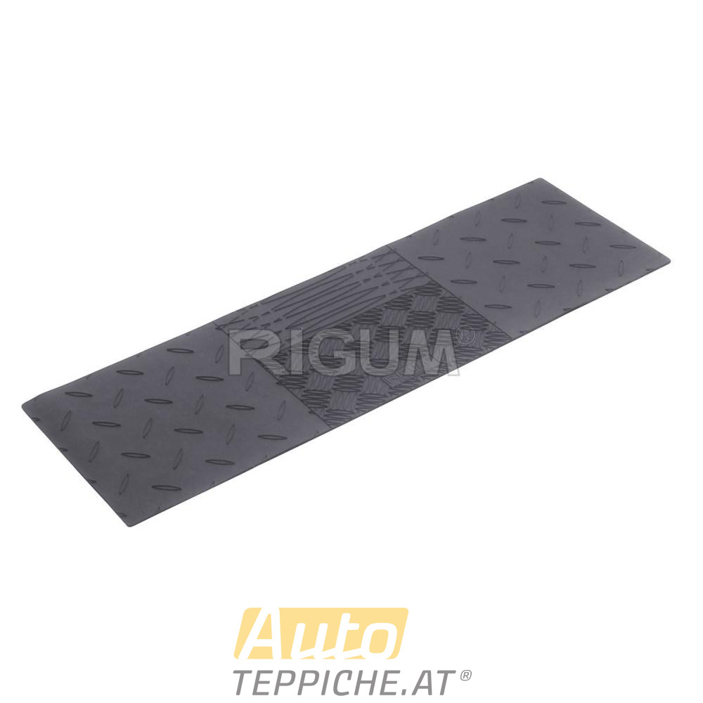 Gummi Fußmatten für Uni Universal Tunnelabdeckung (74cm x 24,5cm)  - Gummimatten