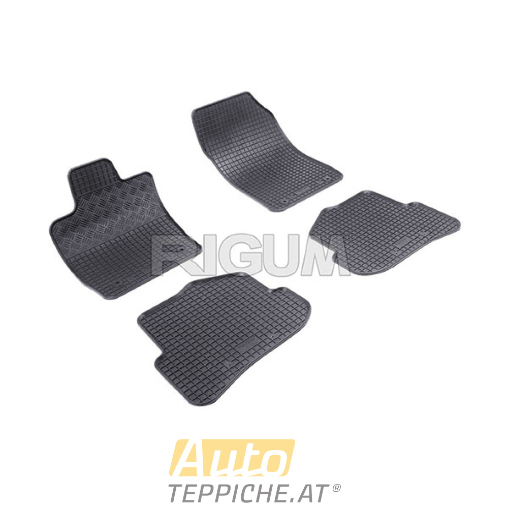 Gummi Fußmatten für Audi A1 (8X)  (2010-2018) - Gummimatten