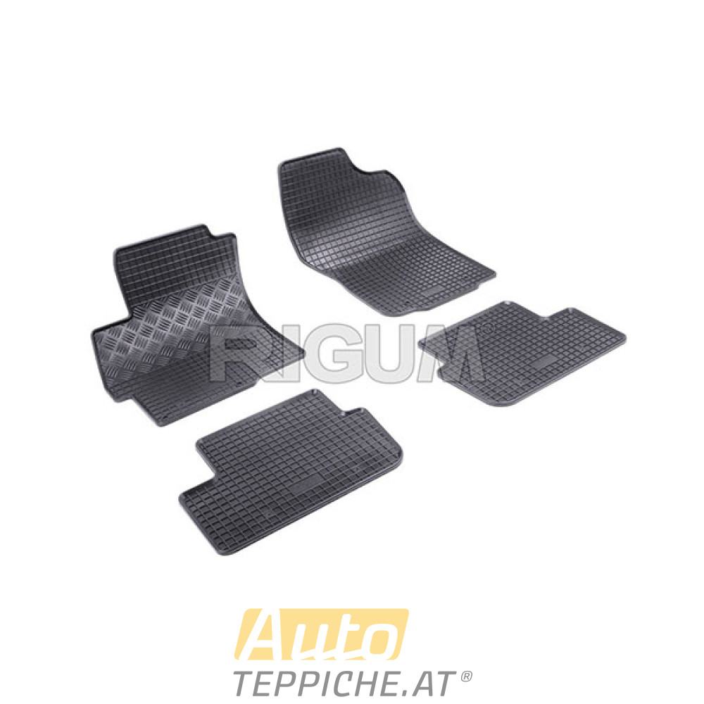 Gummi Fußmatten für Mitsubishi Lancer (2008-) - Gummimatten