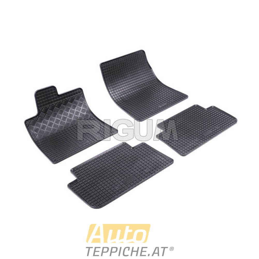 Gummi Fußmatten für Peugeot 407 (Coupe) (2006-2011) - Gummimatten