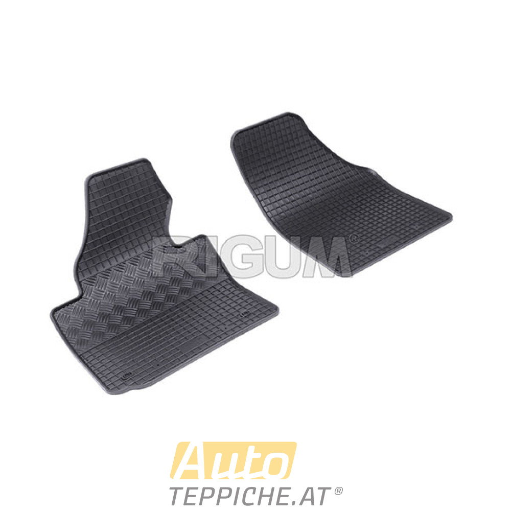 Gummi Fußmatten für VW Caddy III (erste Reihe) (2003-2020) - Gummimatten