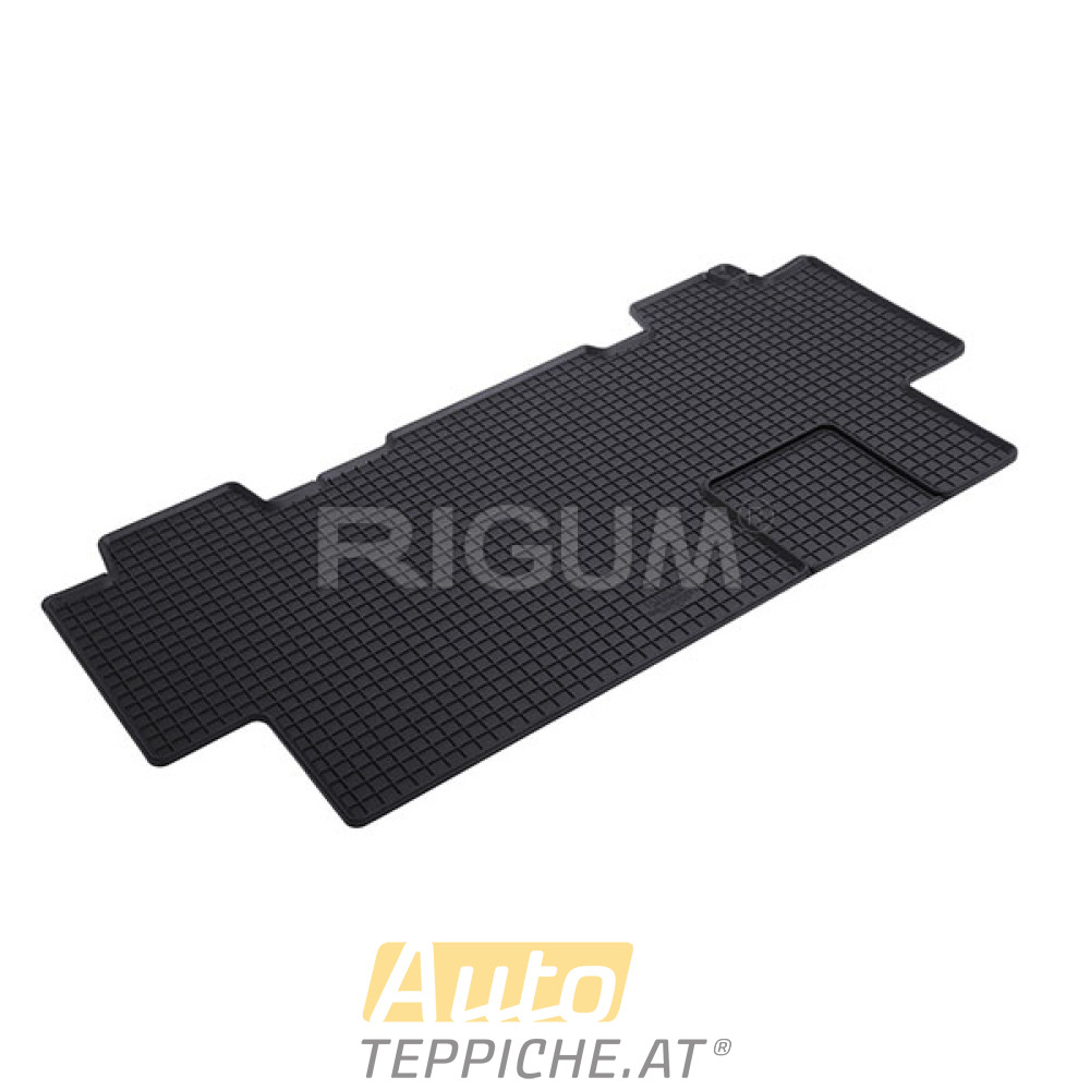 Gummi Fußmatten für Citroen Jumpy III (zweite Reihe mit zwei Sitzen in erster Reihe) (2016-) - Gummimatten