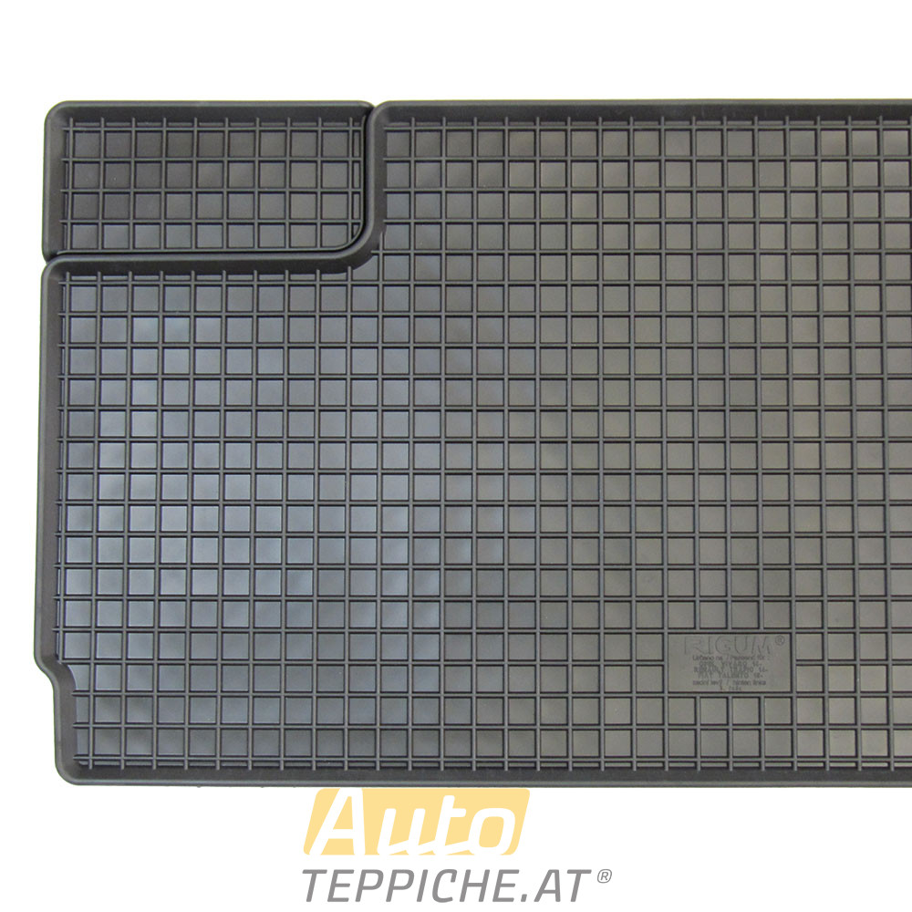 Gummi Fußmatten für Renault Trafic III (nur dritte Reihe) (2014-) - Gummimatten