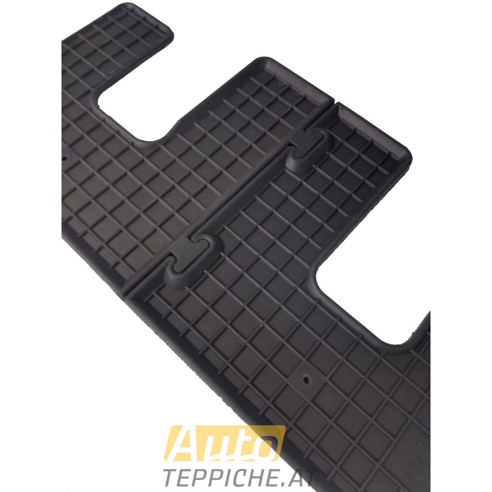 Gummi Fußmatten für Peugeot 5008 (nur dritte Reihe) (2017-) - Gummimatten