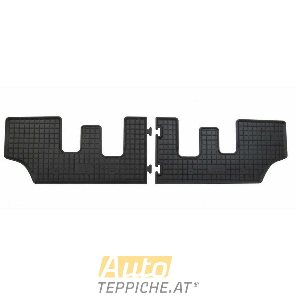Gummi Fußmatten für Peugeot 5008 (nur dritte Reihe) (2017-) - Gummimatten