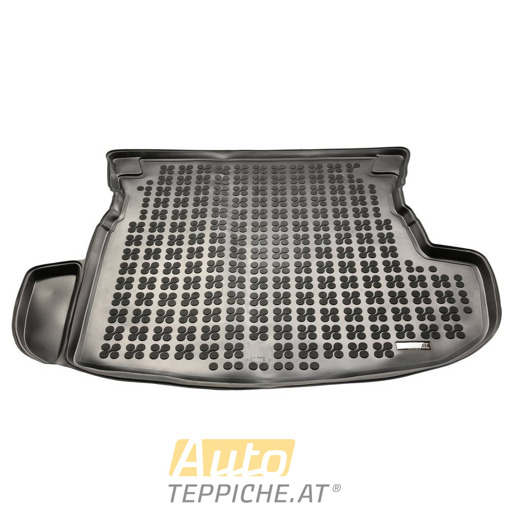 Gummi Kofferraumwanne für MITSUBISHI Outlander III - mit vollwertigem Ersatzrad, für Modelle mit/ohne Subwoofer (2012-) - Kofferraumwanne