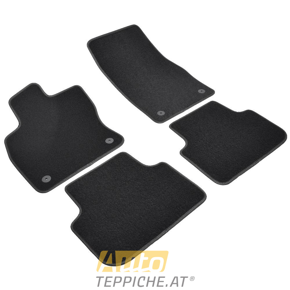 Auto Fußmatten für VOLKSWAGEN TIGUAN II (2016-) original runde Befestigungsringe - Standard - Auto Fußmatten