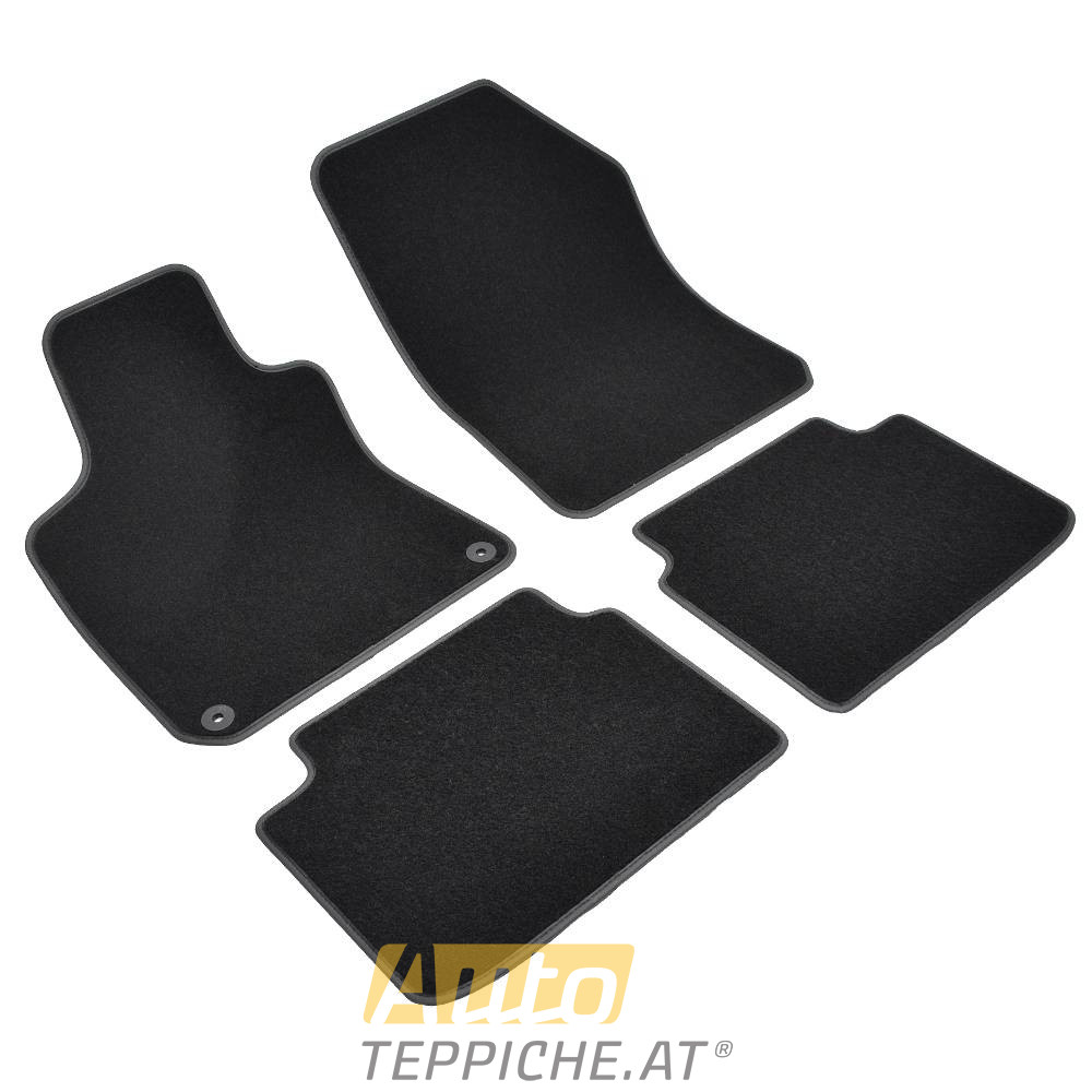 Auto Fußmatten für PEUGEOT 308 II Karavan (2013-) original runde Befestigungsringe - Standard - Auto Fußmatten