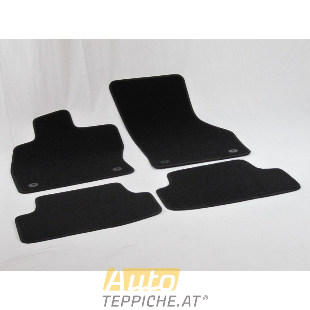 Auto Fußmatten für VOLKSWAGEN GOLF VII (2012-2019) original runde Befestigungsringe - Premium - Auto Fußmatten