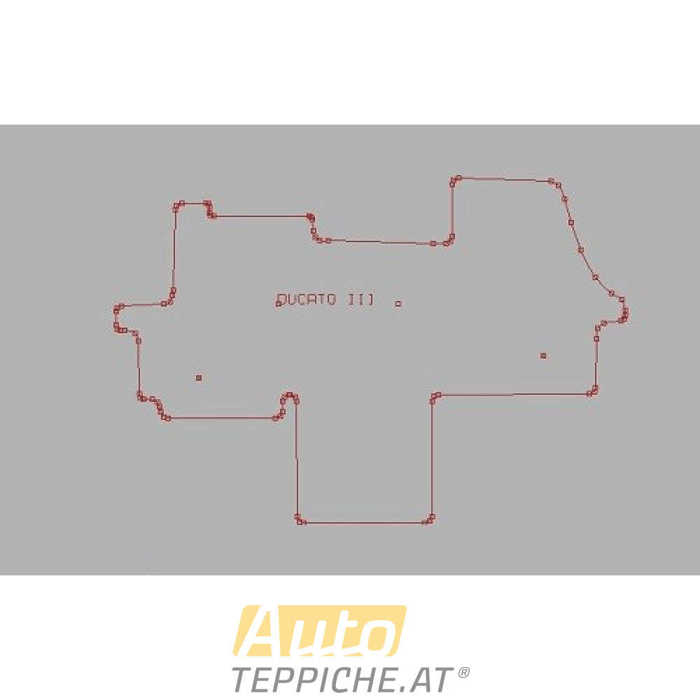 Auto Fußmatten für FIAT DUCATO III MK2 (eine Reihe) Combinato (2014-) ohne Befestigungselmente - Premium - Auto Fußmatten