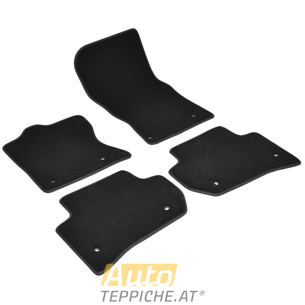 Auto Fußmatten für JAGUAR F-PACE X761 facelift (2021-) Metallringe - Premium - Auto Fußmatten